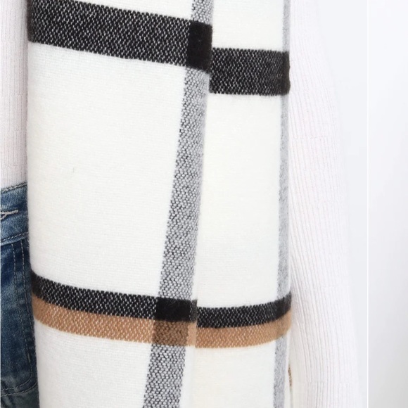 Boutique Striped OVERSIZED Scarf NWTGS - Picture 3 of 6